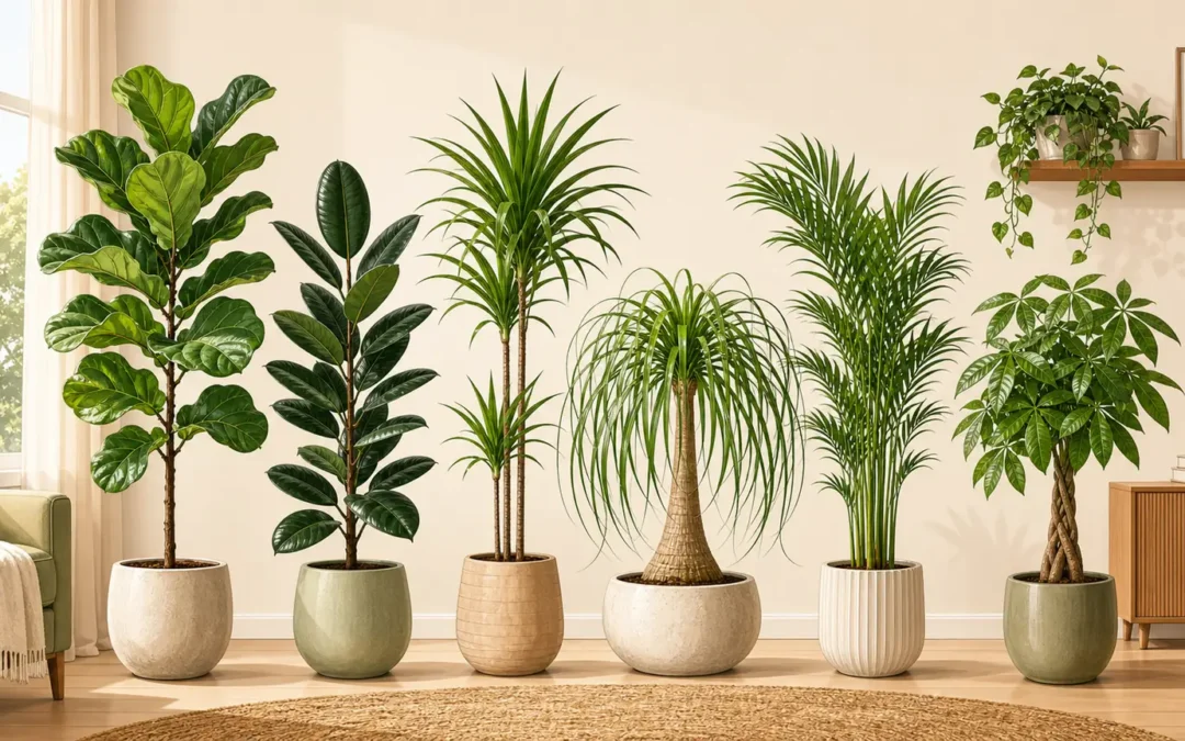 Best Indoor Trees and Tall Houseplants for Living Rooms