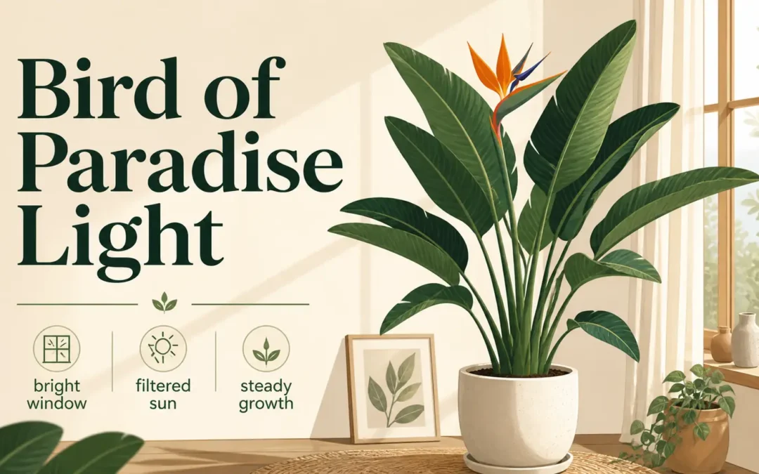 Bird of Paradise Light Requirements: Bright Light, Direct Sun, and Grow Lights