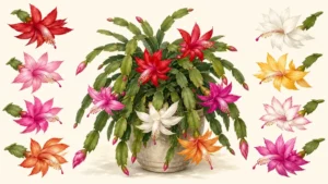 Christmas Cactus Colors: Common Flower Shades, Rare Colors, and What to Expect