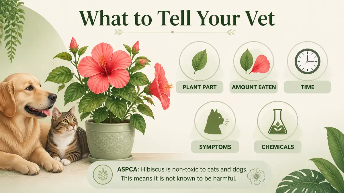 hibiscus pet safety checklist for cats and dogs what to tell your vet