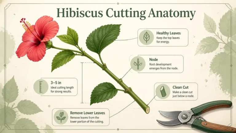 How to Propagate Hibiscus From Cuttings: Soil, Water, Timing, and Failures