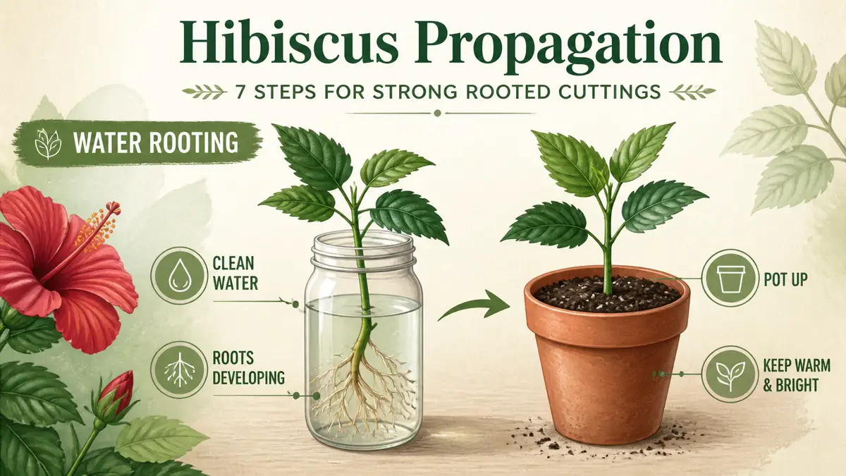 hibiscus cutting water rooting stage guide