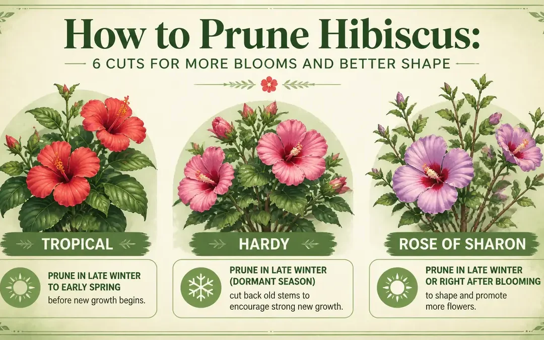 hibiscus pruning timing by type tropical hardy rose of sharon