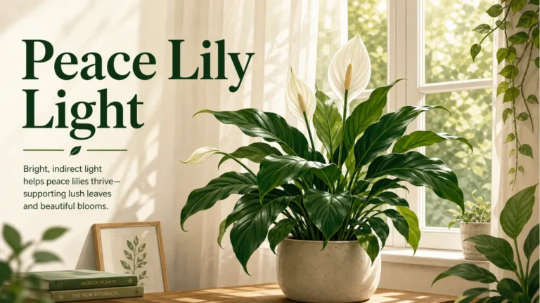 Peace Lily Light Requirements: Where to Put It for Leaves, Blooms, and No Scorch