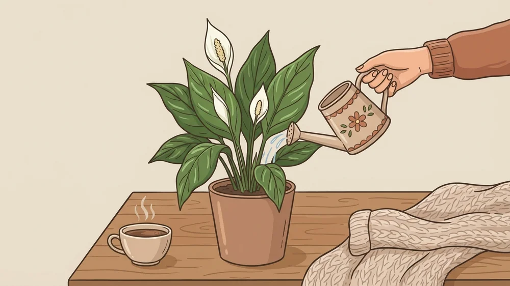 Watering Your Peace Lily