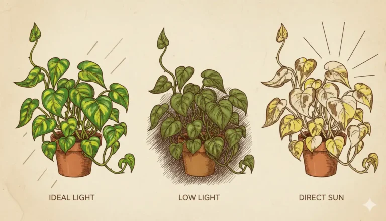 Pothos Light Requirements: Where to Put It for Bigger, Fuller Growth