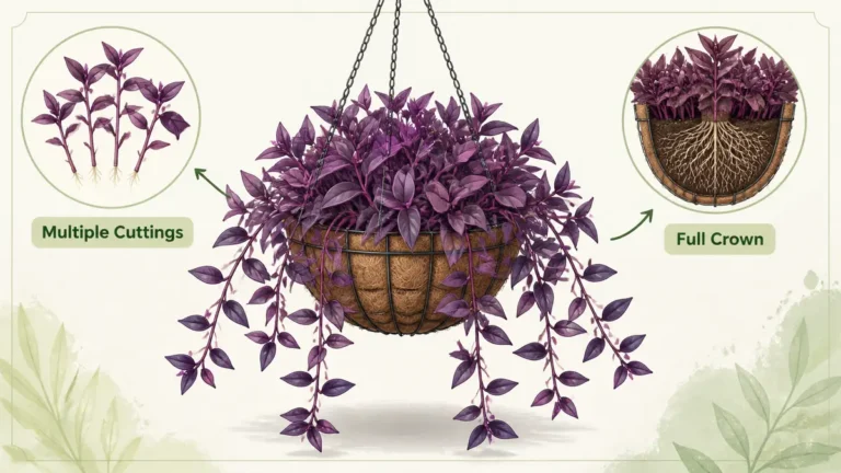 Purple Heart Plant Hanging Basket: 7 Tips for Fuller Trailing Stems