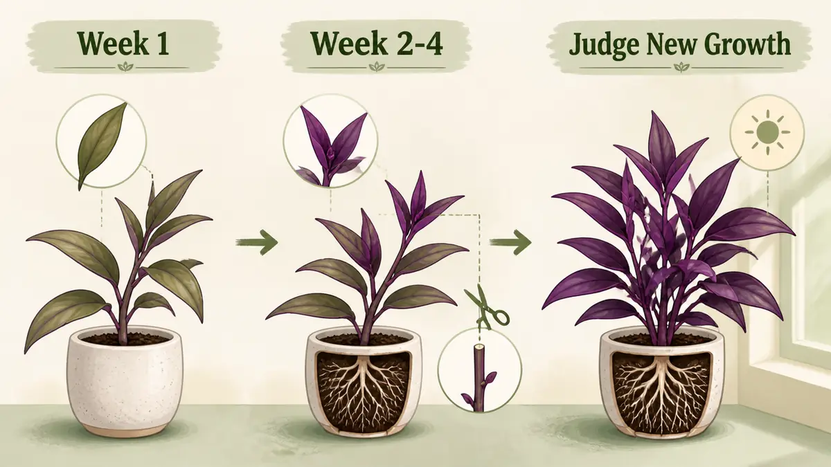 Purple Heart Plant Turning Green? 5 Fast Fixes for Deeper Color