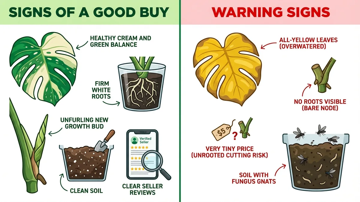 Thai Constellation Monstera buying guide — signs of a good purchase vs warning signs to avoid