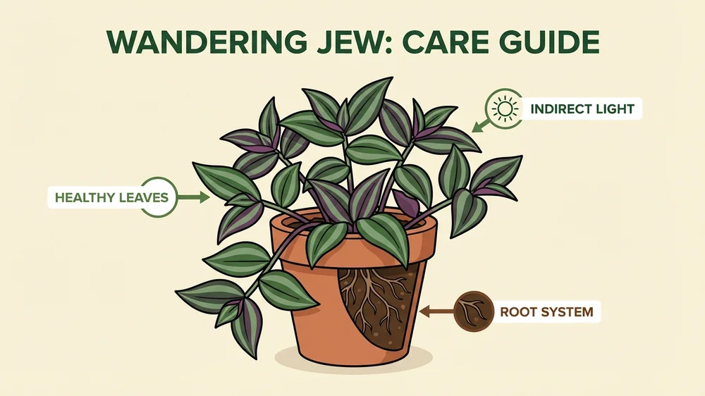 Wandering Jew care guide