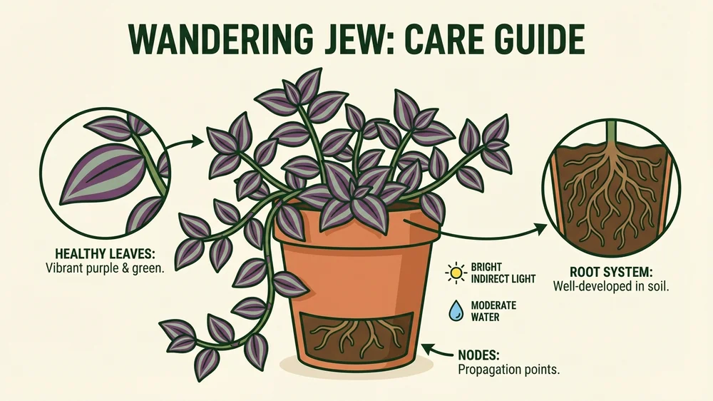 Wandering Jew care guide