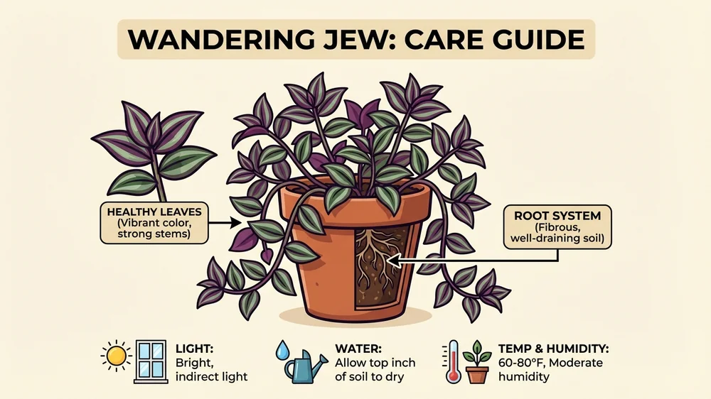 Wandering Jew care guide