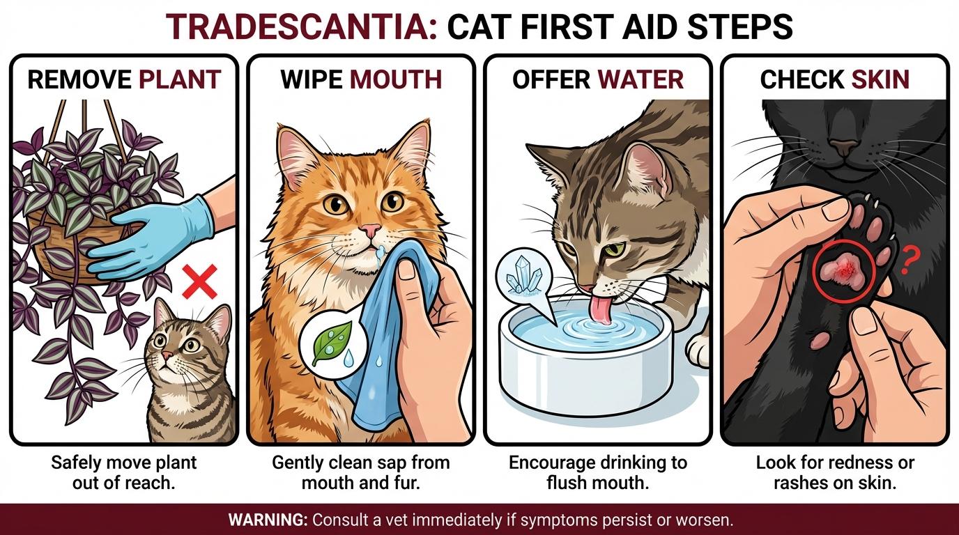 wandering jew toxic to cats, is wandering jew toxic to cats, tradescantia toxic to cats, wandering dude toxic to cats steps