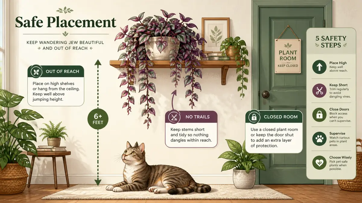 wandering jew toxic to cats safe placement guide